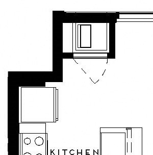 A5-Alcove 1 Bed 1 Bath Floor Plan A5-Alcove 1 Bed 1 Bath Floor Plan at The Maven on Broadway, Rochester, MN